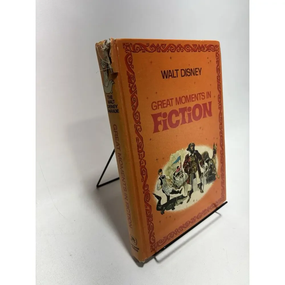 Walt Disney Great Moments In Fiction 1970 Golden Press Vintage Book